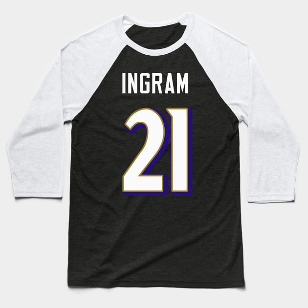 Mark Ingram Baseball T-Shirt by telutiga